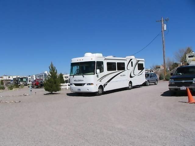 
February

Jim & Lynne leaving to go back on the road
after spending 3 years as managers of Lakeside RV Park.
They helped make our 2007 Chapter 400 Fall Rally a success.

Elephant Butte, New Mexico